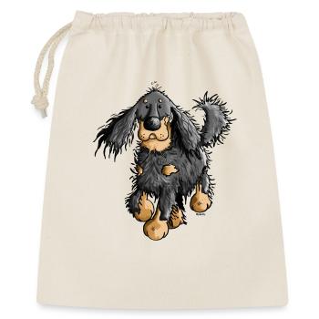 Drôle Setter Gordon - Chien - Sac cadeau 40 x 50 cm - nature - Devant