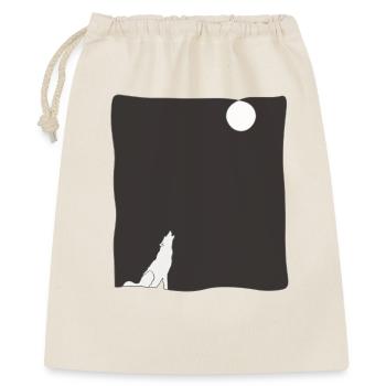 Wolf Howl Line Art - Gift Bag 40 x 50 cm - nature - Front