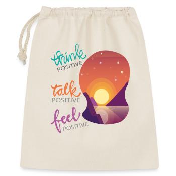 think positive - Gift Bag 40 x 50 cm - nature - Front