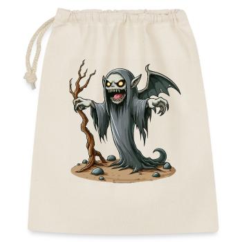 Sensenmann-Banshee auf der Erde - Geschenkbeutel aus Baumwolle (40 x 50 cm) - Natur - Vorne