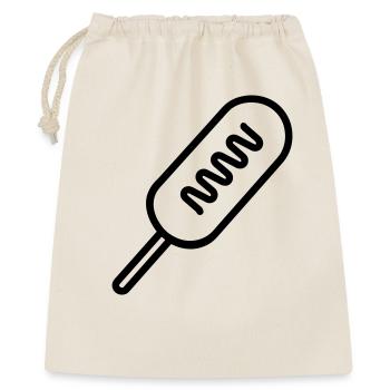 corn dog - Sac cadeau 40 x 50 cm - nature - Devant