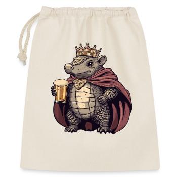Armadillo Beer King - Gift Bag 40 x 50 cm - nature - Front