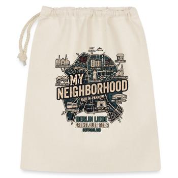 Berlin Prenzlauer Berg - Geschenkbeutel aus Baumwolle (40 x 50 cm) - Natur - Vorne