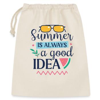 Summer is Always a Good Idea - Gift Bag 40 x 50 cm - nature - Front