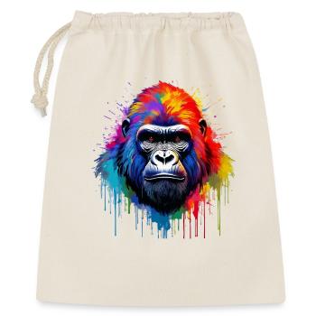 Gorille arc-en-ciel Art Splash - Sac cadeau 40 x 50 cm - nature - Devant