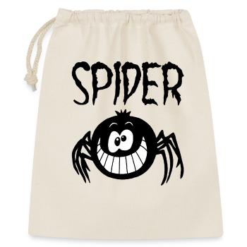 The smiling black spider - Gift Bag 40 x 50 cm - nature - Front