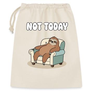 Not Today Sloth Relaxation - Gift Bag 40 x 50 cm - nature - Front