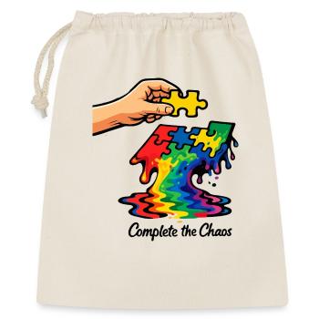 Pièce du puzzle sur l’autisme Art de sensibilisation arc-en-ciel - Sac cadeau 40 x 50 cm - nature - Devant