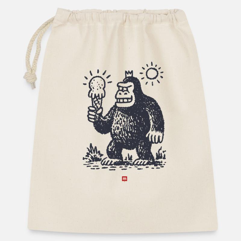 Sort de Glace du Monstre Royal - Sac cadeau 40 x 50 cm - nature