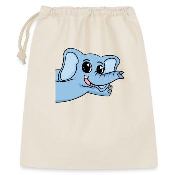 Elephant Greeting Greeting - Gift Bag 40 x 50 cm - nature - Front