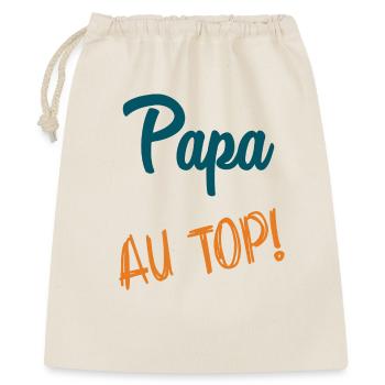 HAPPY FATHER'S DAY. DAD. FATHER'S DAY. FATHER. GOOD - Gift Bag 40 x 50 cm - nature - Front