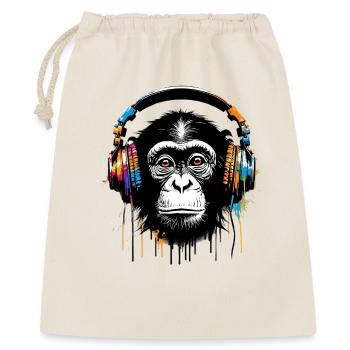Singe - Sac cadeau 40 x 50 cm - nature - Devant