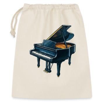 Blue concert grand piano - Gift Bag 40 x 50 cm - nature - Front