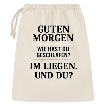 Good morning funny - Gift Bag 40 x 50 cm - nature - Front