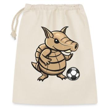 Conception du dessin animé Armadillo Kicker - Sac cadeau 40 x 50 cm - nature - Devant