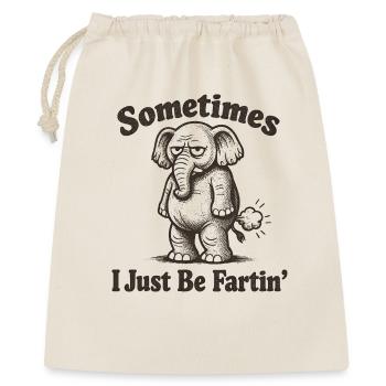 Sometimes I just fart. - Gift Bag 40 x 50 cm - nature - Front