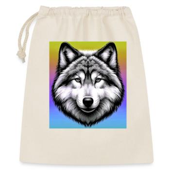 Wolf - Gift Bag 40 x 50 cm - nature - Front