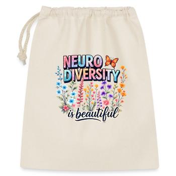 La neurodiversité est belle, Bloom - Sac cadeau 40 x 50 cm - nature - Devant