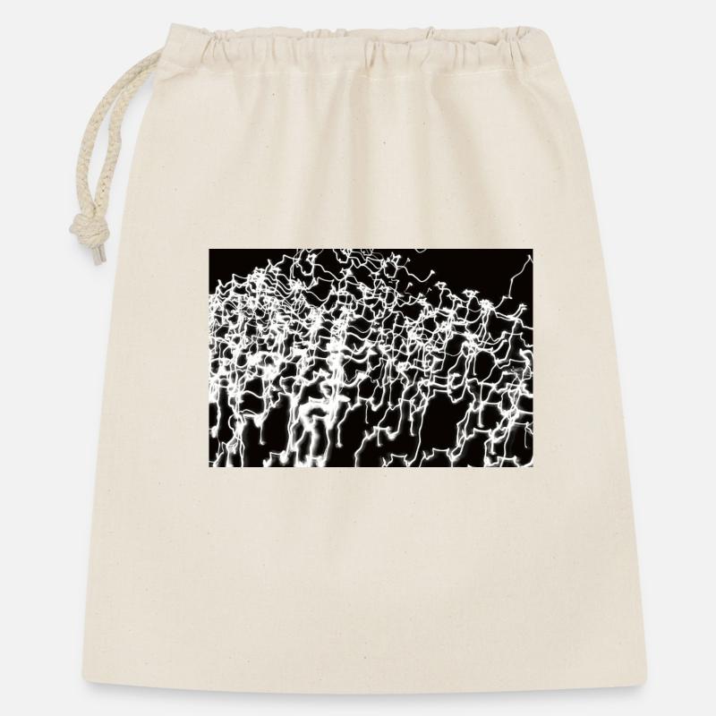 Lichtspiele 7 - Geschenkbeutel aus Baumwolle (40 x 50 cm) - Natur