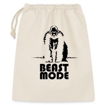 Icône du mode bête Gorilla Monkey Monkey Monkey Icône - Sac cadeau 40 x 50 cm - nature - Devant