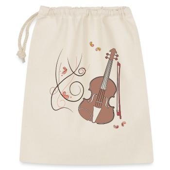 Violoncelle Instrument de musique - Sac cadeau 40 x 50 cm - nature - Devant