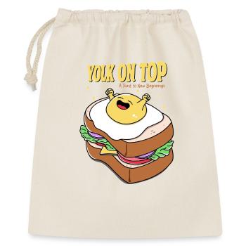 Yolk on Top - Gift Bag 40 x 50 cm - nature - Front
