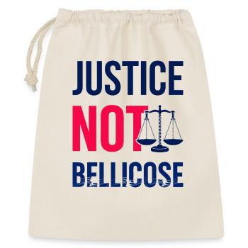 JUSTICE_NOT_BELLICOSE - Gift Bag 40 x 50 cm - nature - Front