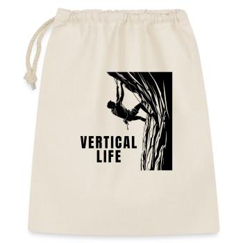 Conception de paroi raide Vertical Life Climber - Sac cadeau 40 x 50 cm - nature - Devant