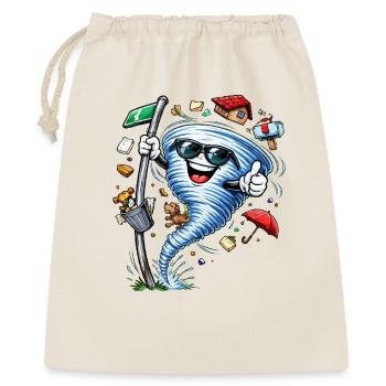 Ouragan avec lunettes de soleil - Sac cadeau 40 x 50 cm - nature - Devant