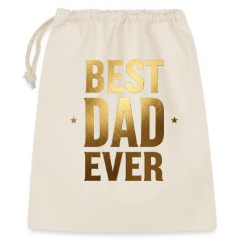 Best Dad Ever Gold Foil - Gift Bag 40 x 50 cm - nature - Front
