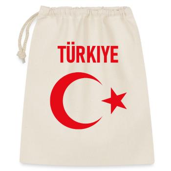 TÜRKEI TÜRKIYE TÜRKISCHE Europa Sport Fan - Geschenkbeutel aus Baumwolle (40 x 50 cm) - Natur - Vorne