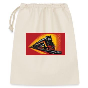 Train 1 2 - Gift Bag 40 x 50 cm - nature - Front