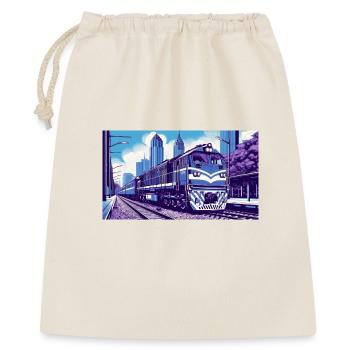 Train 2 1 - Gift Bag 40 x 50 cm - nature - Front