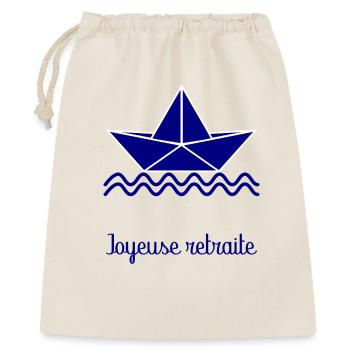 HAPPY RETREAT. RETIREMENT - Gift Bag 40 x 50 cm - nature - Front