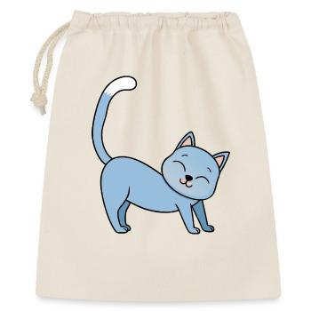 Happy Cat Playful Illustration - Gift Bag 40 x 50 cm - nature - Front