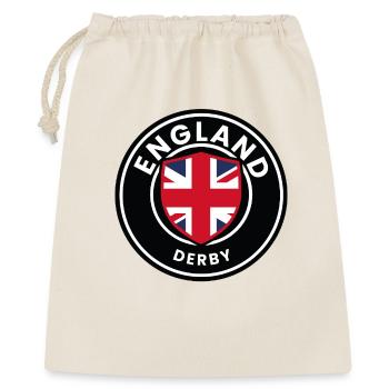 England Derby Schild Emblem - Geschenkbeutel aus Baumwolle (40 x 50 cm) - Natur - Vorne