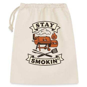 Smoker barbecue meat keeps smoking - Gift Bag 40 x 50 cm - nature - Front