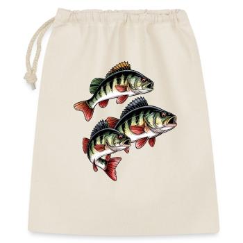 Pêche à la perche - Sac cadeau 40 x 50 cm - nature - Devant