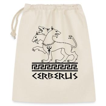 Black Cerberus Wolf Dog - Gift Bag 40 x 50 cm - nature - Front