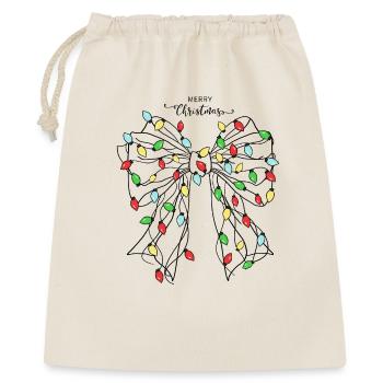 Festive Christmas Light Butterfly Design - Gift Bag 40 x 50 cm - nature - Front