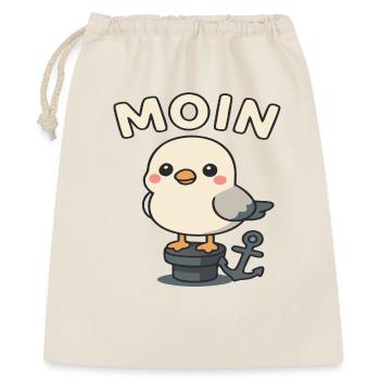 Moin - Design de mouette - Sac cadeau 40 x 50 cm - nature - Devant