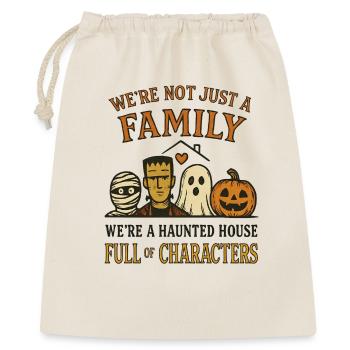 Halloween - family of fun monsters - Gift Bag 40 x 50 cm - nature - Front