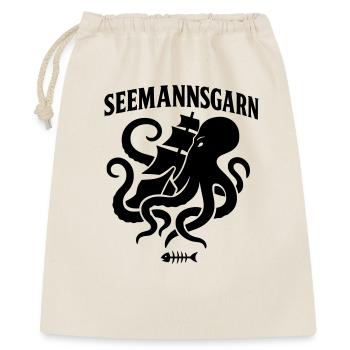 Sailor's yarn sea maritime octopus ship - Gift Bag 40 x 50 cm - nature - Front