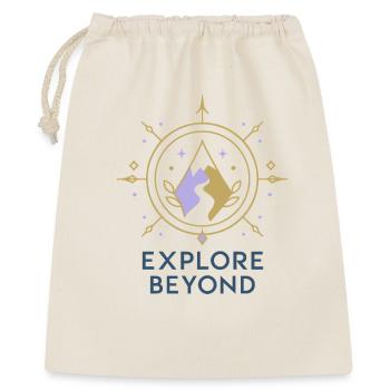 Explore Beyond Compass - Gift Bag 40 x 50 cm - nature - Front