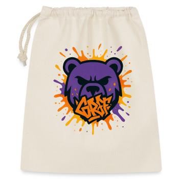 Ours mal léché Pop Art - Sac cadeau 40 x 50 cm - nature - Devant