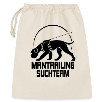 Giant Schnauzer Mantrailing Search Team Dog Dog - Gift Bag 40 x 50 cm - nature - Front