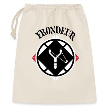Emblème Frondeur - Sac cadeau 40 x 50 cm - nature - Devant