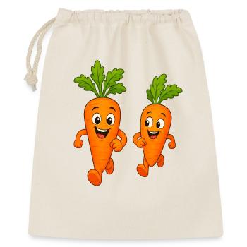 Carrots while jogging - Gift Bag 40 x 50 cm - nature - Front