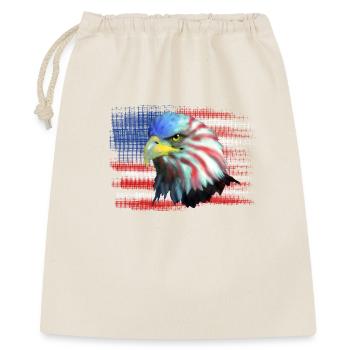 aigle USA - Sac cadeau 40 x 50 cm - nature - Devant