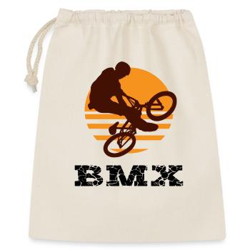 BMX - Geschenkbeutel aus Baumwolle (40 x 50 cm) - Natur - Vorne